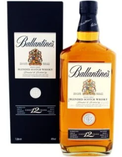 Ballantines Ballantines 12 Years Old Scotch Whisky 1 Liter Gift Box