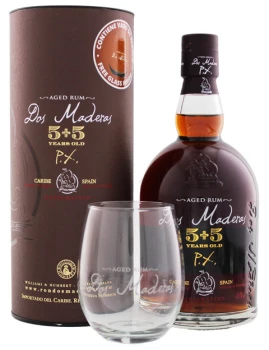 Dos Maderas PX 5YO + 5YO 0,7L + Glas -GB- 1 Dos Maderas PX 5YO + 5YO 0,7L + Glas -GB-
