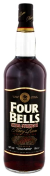 Four Bells Four Bells Extra Strength Navy Rum 1L 50%